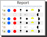 circles on an Access Report