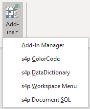 add-in menu