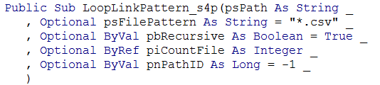 use recursive VBA to loop files and link using an Access query